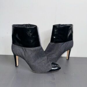 Gianvito Rossi Women’s Black and Grey bootie